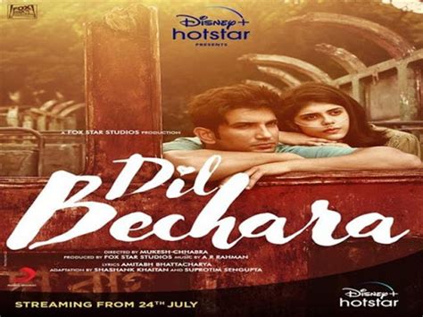 Hindi Film Review Dil Bechara Movie Review