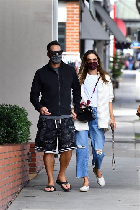 Alessandra Ambrosio With Her Boyfriend Richard Lee While Out To Lunch