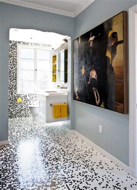 Mosaic bathroom floor tiles is the most popular option, they are amazing to make a statement in a neutral, white or just plain bathroom and create a perfect contrast. 30 white mosaic bathroom floor tile ideas and pictures