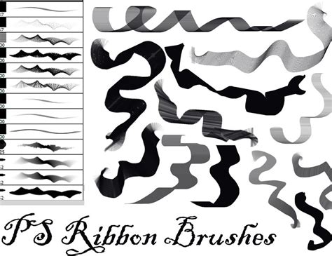30 Beautiful And Free Photoshop Ribbon Brushes Creative Cancreative Can