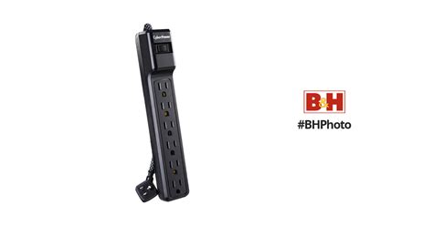 Cyberpower B608b 6 Outlet Essential Surge Protector Black