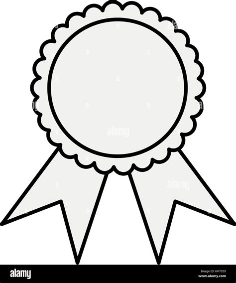 Award Ribbon Symbol Stock Vector Image And Art Alamy