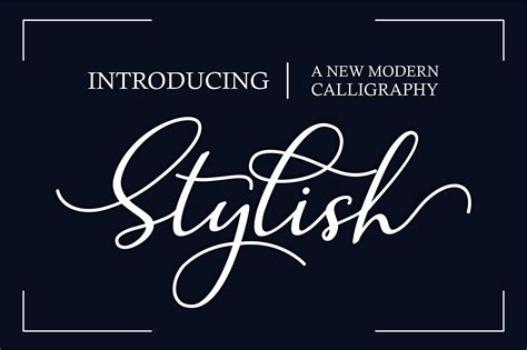 Stylish Font By Wdfont Creative · Creative Fabrica