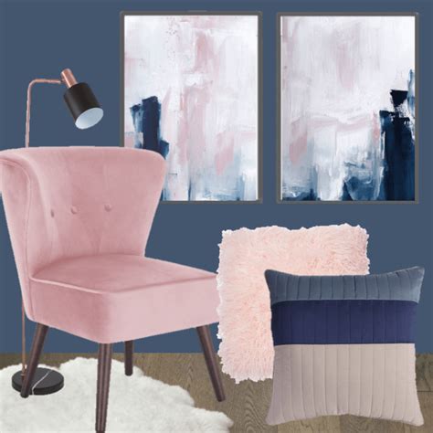 Check out our navy blue bedroom selection for the very best in unique or custom, handmade pieces from our prints shops. Navy Blue and Pink Bedroom Inspiration | Dream of Home