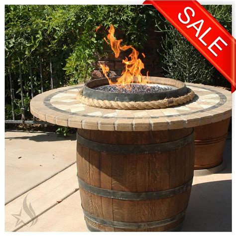 48 Wine Barrel Fire Table Wine Barrel Fire Pit Wine Barrel Barrel