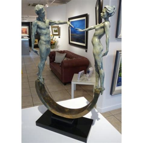 Unity Carl Payne Sculpture Bronze Hepplestone Fine Art