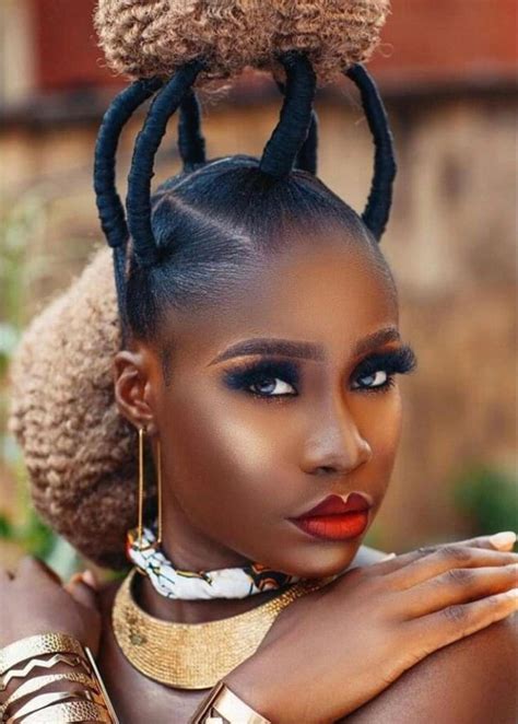 Queen Of Africa African Hairstyles Afro Hair Art Artistic Hair