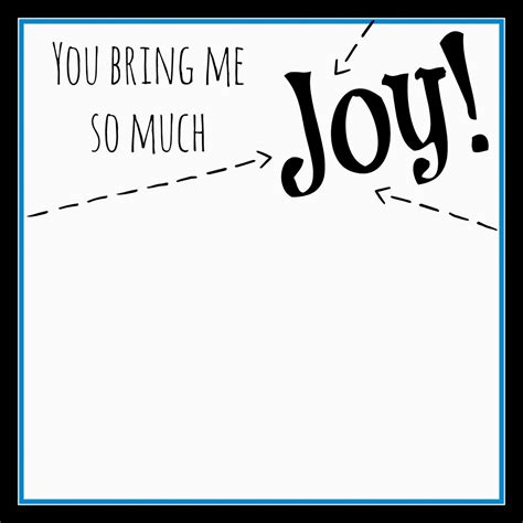 Michelle Paige Blogs You Bring Me Joy Thank You With Printable