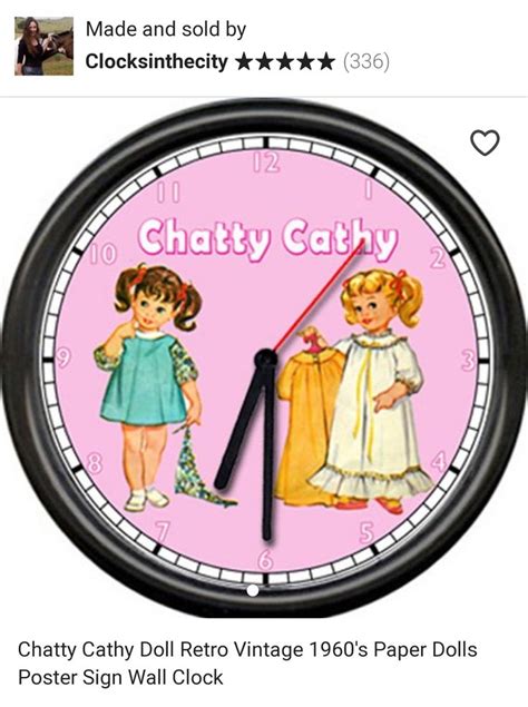 Chatty Cathy Doll Make And Sell Wall Signs Paper Dolls Kids Toys