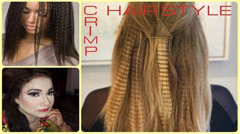Crimped Hair Style How To Crimping Hair And Wedding Hair Style