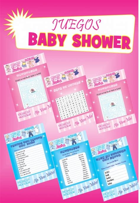 Juegos Para Baby Shower Trackidsp 006 Bebé Pictionary │ Juegos Para