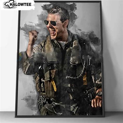 Maverick Print Tom Cruise Poster Top Gun Poster Canvas Top Gun Wall Art