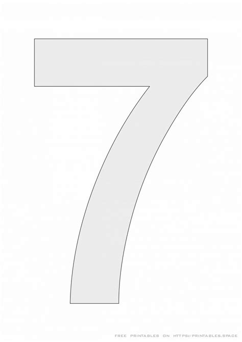 Number Templates 0 9 F7f
