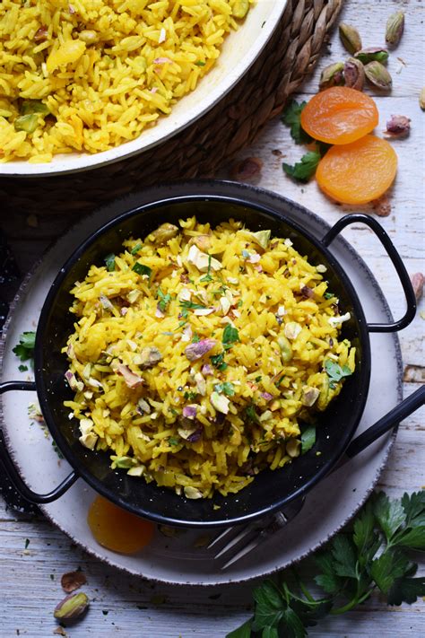 Moroccan Style Pilaf Rice Julias Cuisine