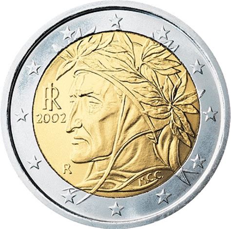 2 Euro Münze Dante Alighieri 2015 Wert Murrorse