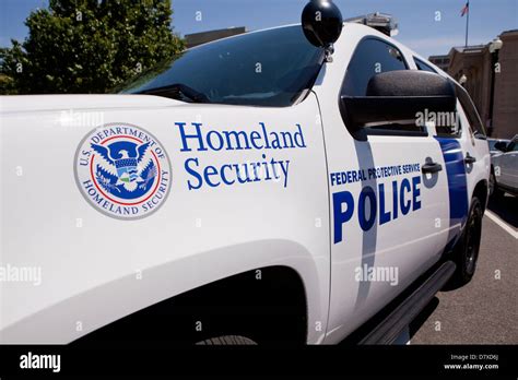 Homeland Security Police Car Washington Dc Usa Stock Photo 56514826