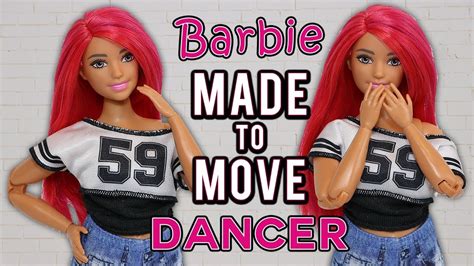 Barbie Made To Move Dancer Doll With New Curvy Body Youtube