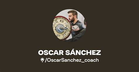 Oscar SÁnchez Instagram Linktree