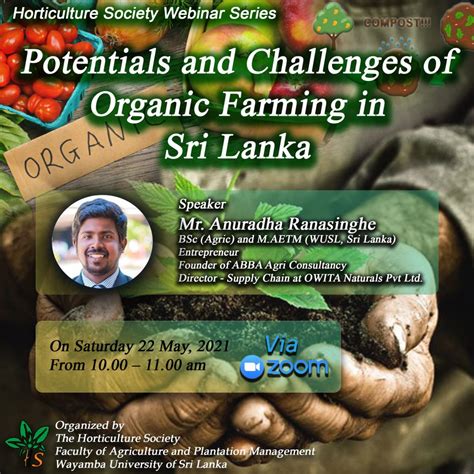 Lets Talk About Organic Farming Organized By The Fapm Horticulture