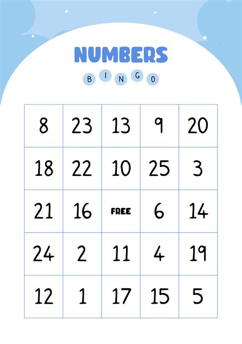Printable Bingo Cards Free Printable Worksheet