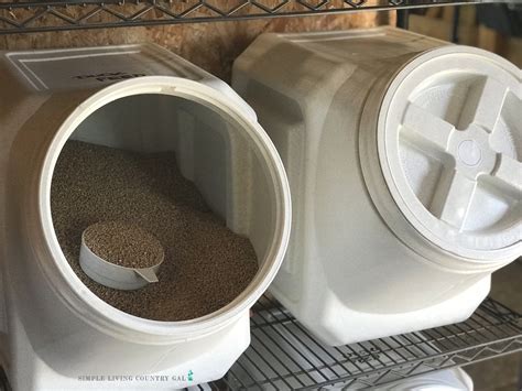 The Best Livestock Feed Storage Containers Simple Living Country Gal