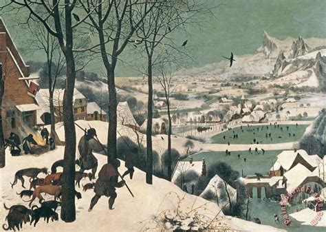 Pieter The Elder Bruegel Hunters In The Snow Painting Hunters In The