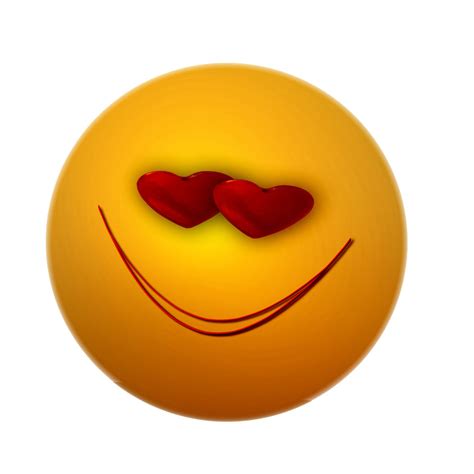 Smiley Face In Love Image Free Stock Photo Public