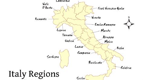 Harta Italiei Pe Regiuni Jdn