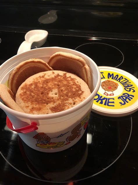 Toaster Pancakes Make A Bunch Of Extra Pancakes Small Enough To Pop