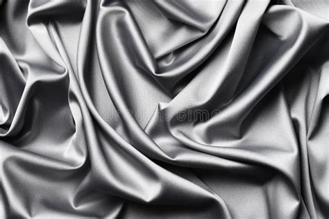 Smooth Elegant Grey Silk Or Satin Texture Stock Photo Image Of