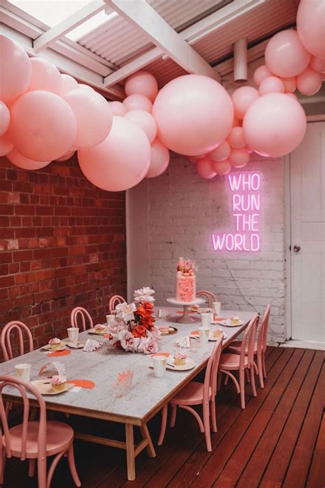 modern pink girls run the world birthday party kara s party ideas