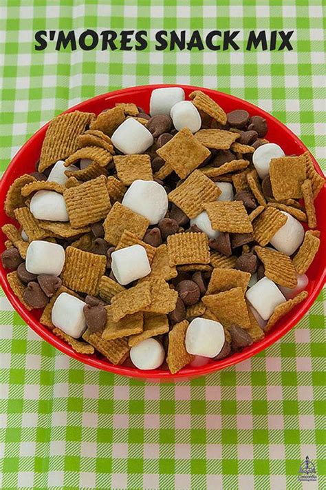 Camp Discovery Smore Snack Mix Campingfood Snack Mix Kids Snack