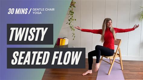Chair Yoga Min Seated Flow With Twists Cara Kircher Youtube