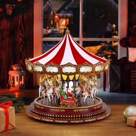 Christmas Carousel Yard Decoration 2021 Christmas Decorations 2021