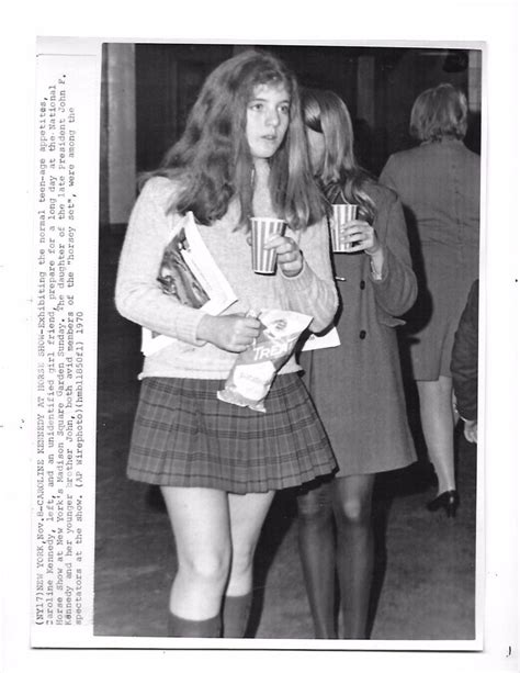 Meet the next generation of the influential. 1970 PRESS PHOTO Presidential Daughter Caroline Kennedy ...