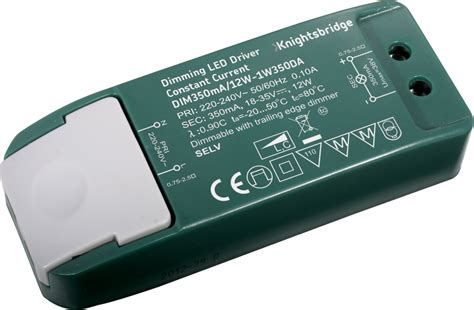 IP20 350mA 12W LED Dimmable Driver - Constant Current | ML Accessories