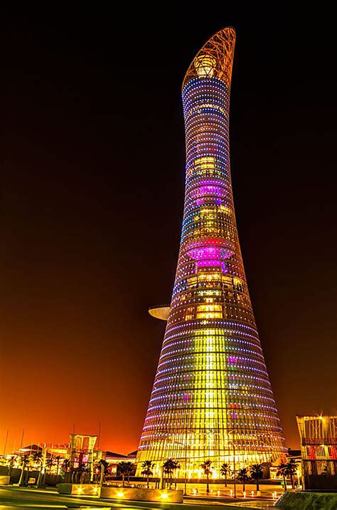 Aspire Tower Aka The Torch Doha Amazing Architecture Futuristic