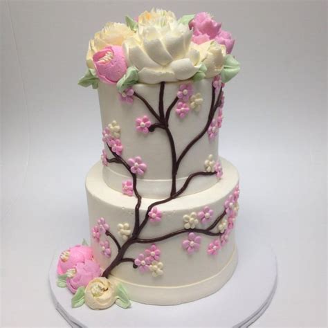 Adorable 6 And 4 To Serve 10 The White Flower Cake Shoppe White Flower Cake Shoppe Korean