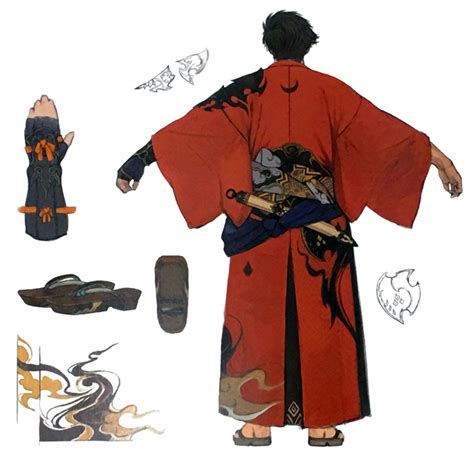 Samurai Backside From Final Fantasy Xiv Stormblood Illustration