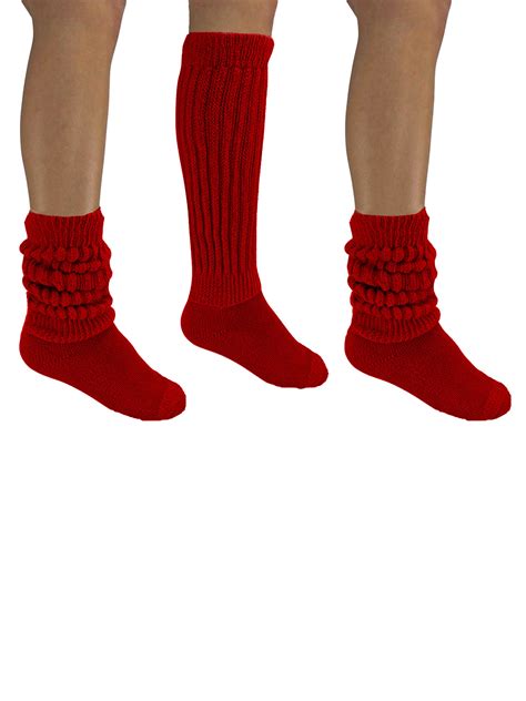 All Cotton 3 Pack Extra Heavy Slouch Socks Ebay