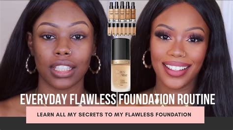 My Flawless Foundation Routine All My Secrets Youtube