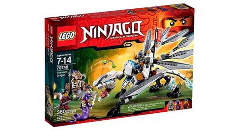 Lego Ninjago Titanium Dragon 70748 Sg Minifigures