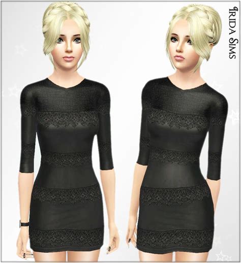 Irida Sims Black Leather Dress