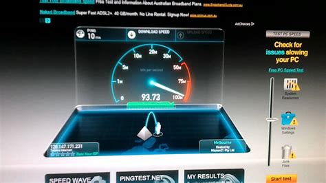 To me, fast internet is 10mbps and up, mainly due to my limited experience with such speeds. SpeedTest.net Speed Test Bigpond Ultimate Cable 100Mbps ...