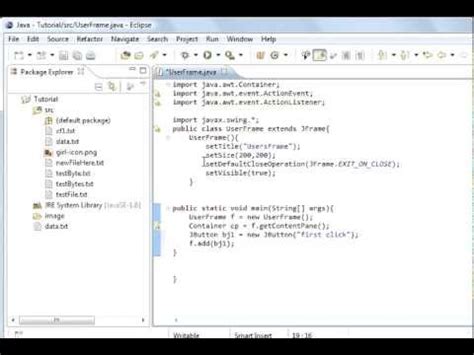 Java Programming Part Gui Adding Buttons With Actionlistener And