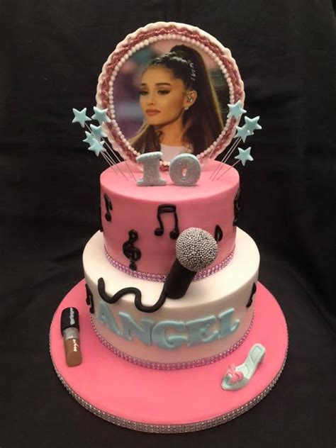 This cute ariana grande rock star themed thirteenth birthday party was submitted by laura aguirre of laura's little party. Ariana Grande Birthday Cake Ideas - Ariana Grande Songs