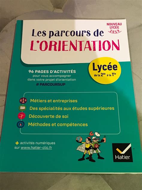 Les Parcours De Lorientation Lycée Cahier De Lélève Vinted
