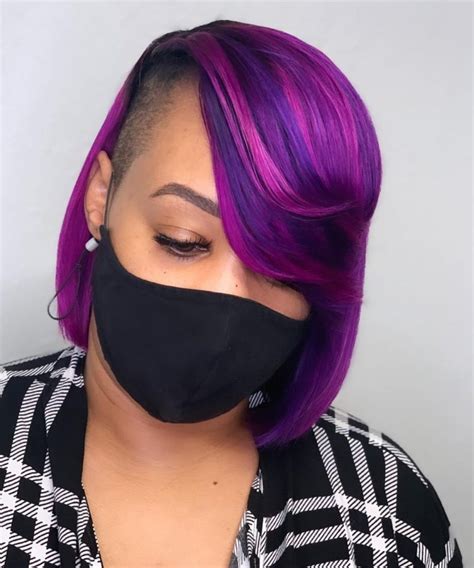 50 Gorgeous Short Purple Hair Color Ideas And Styles For 2024