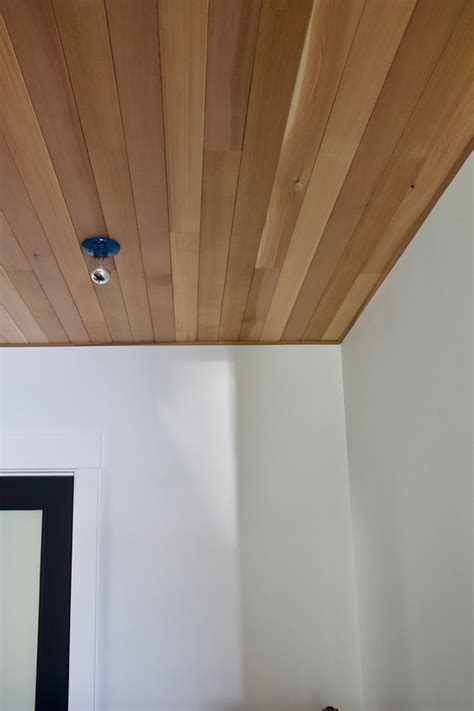 Shop ceilings and more at the home depot. A New Cedar Ceiling in 2020 | Cedar paneling, Recessed ...