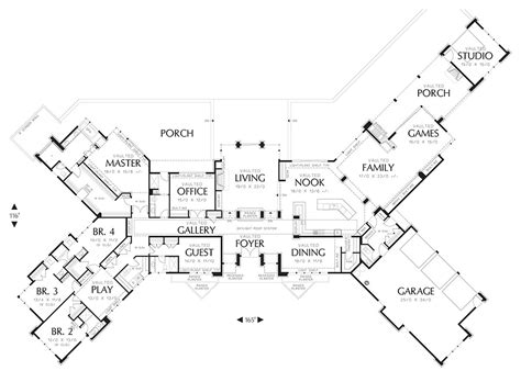 Ideal if you have a sloped lot (often towards the back yard) with a view of a lake or natural area that you want to. Ranch Style House Plan - 5 Beds 5.5 Baths 5884 Sq/Ft Plan ...